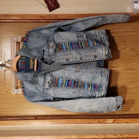 Angel Kiss Denim Jacket size medium - Picture 1 of 5